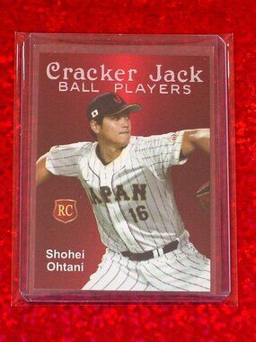 Shohei Ohtani Rookie Cracker Jack Card